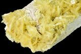 Yellow Barite Crystal Cluster - Peru #169090-2